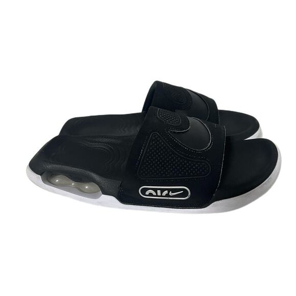 Nike Air Max Cirro DC1460 004 Slide Black Silver Sandals Slip On Mens Size 12 US - Picture 1 of 10